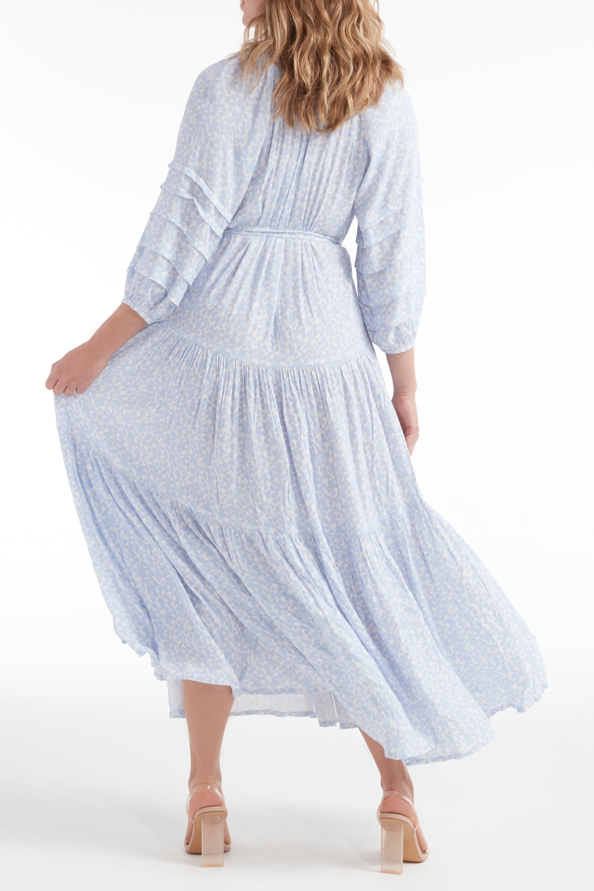 Zoey Jo Tiered Maxi Dress by Hermoza