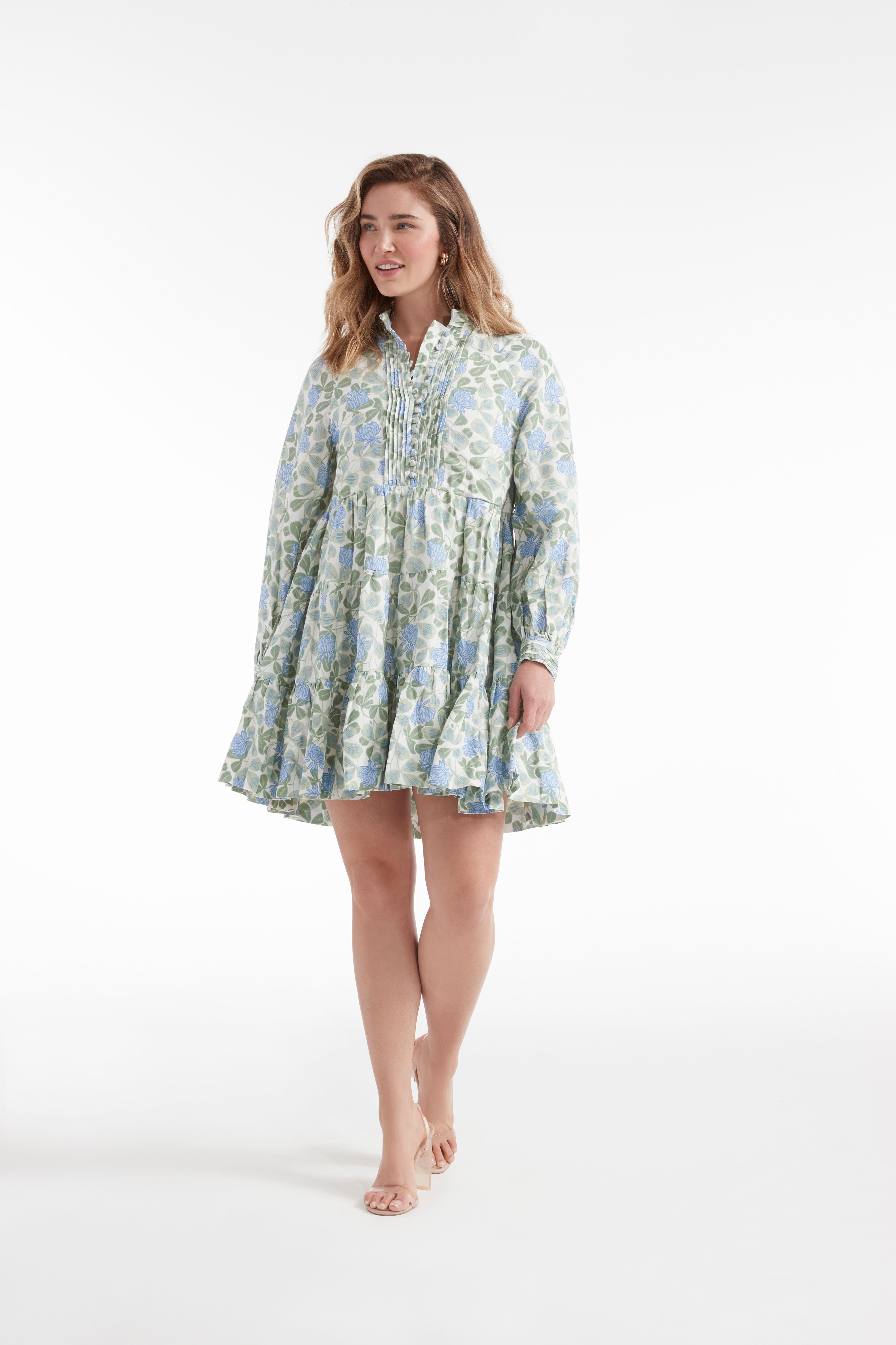 Louisa Tunic Mini Dress by Hermoza