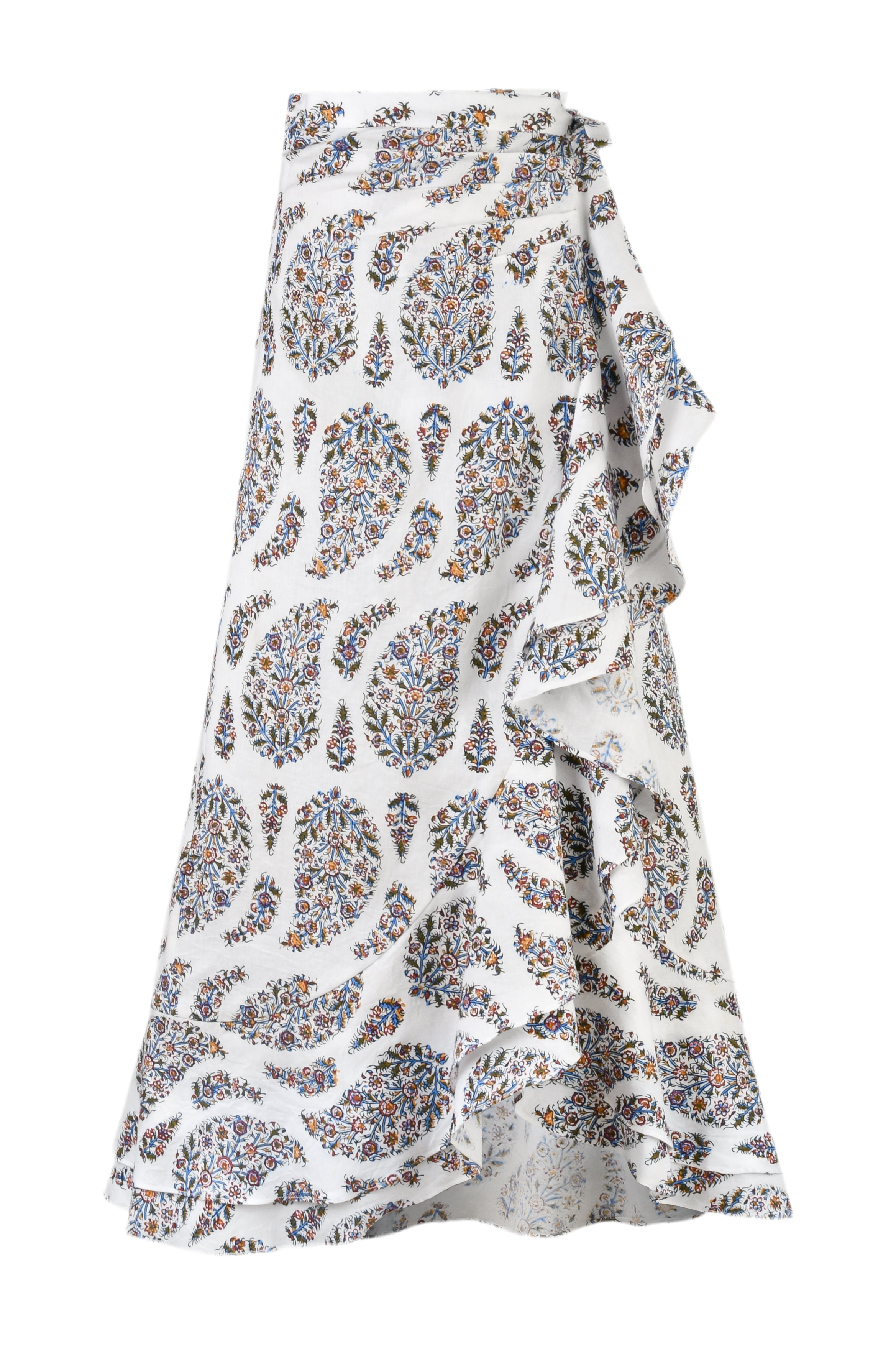 Golestan Ruffle Skirt - Paisley by Rosewater House