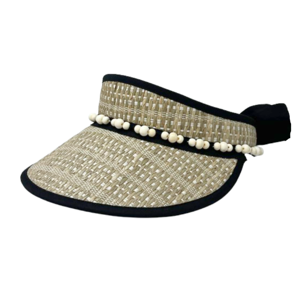 Exclusive Braided Black Truffle | Heidelberg Visor by Lorna Murray