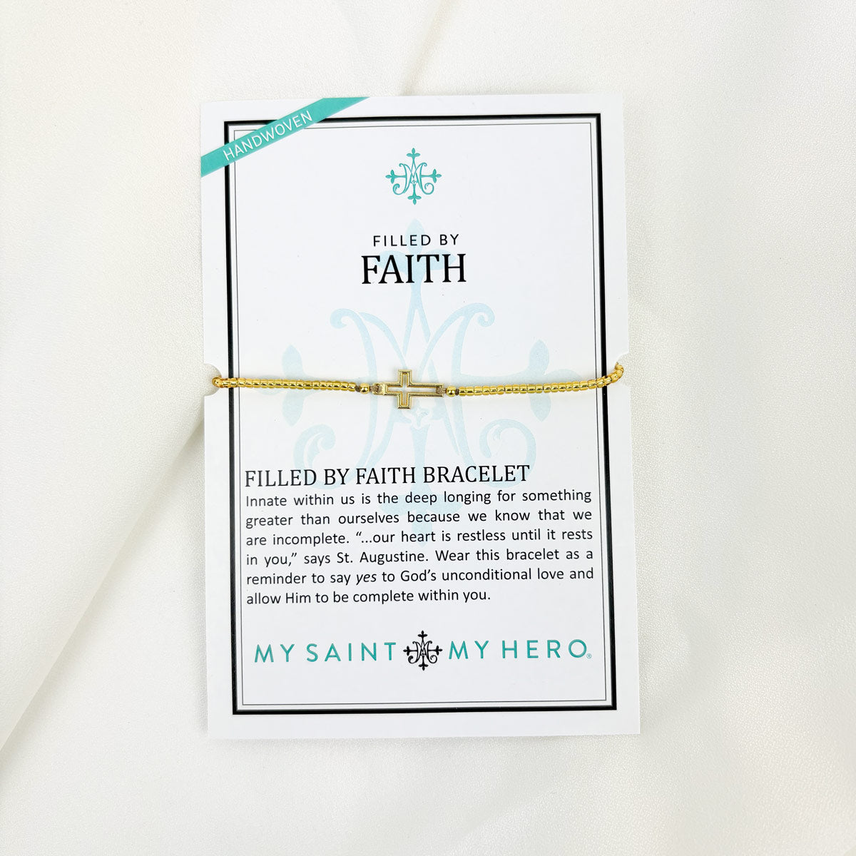 Filled by Faith Bracelet by My Saint My Hero