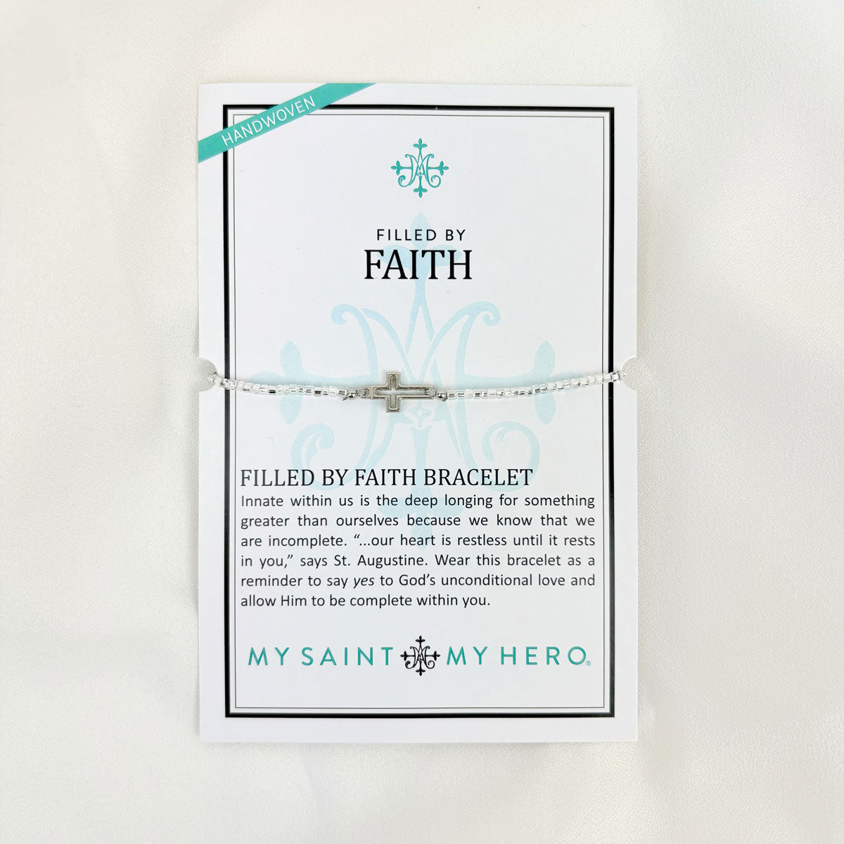 Filled by Faith Bracelet by My Saint My Hero