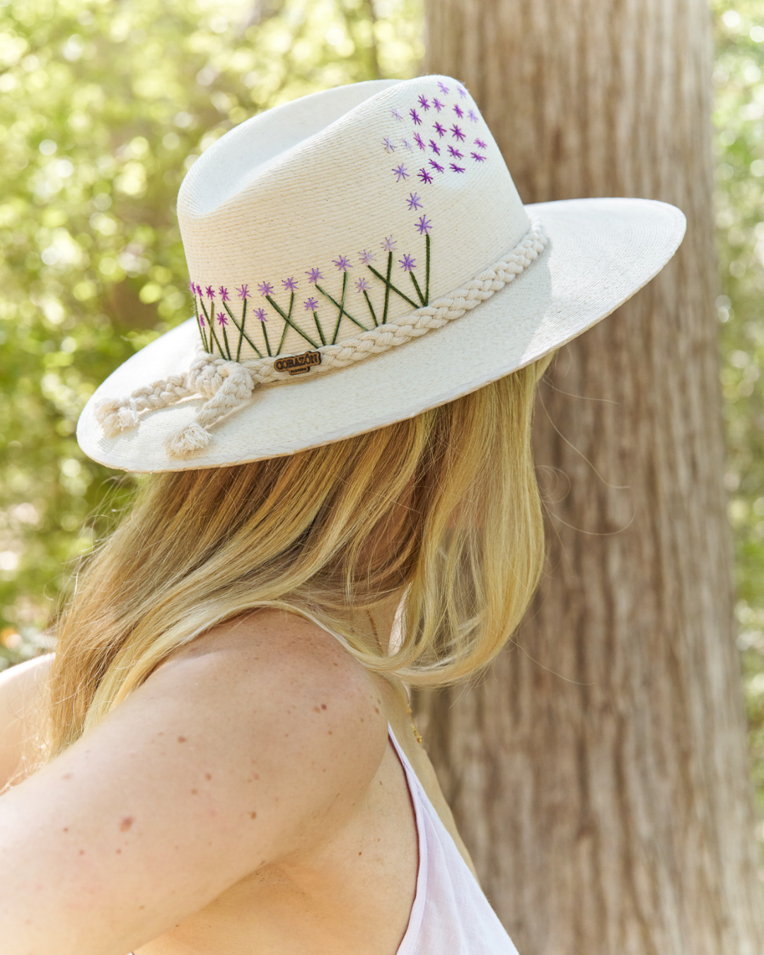 Exclusive Purple Stella Hat by Corazon Playero