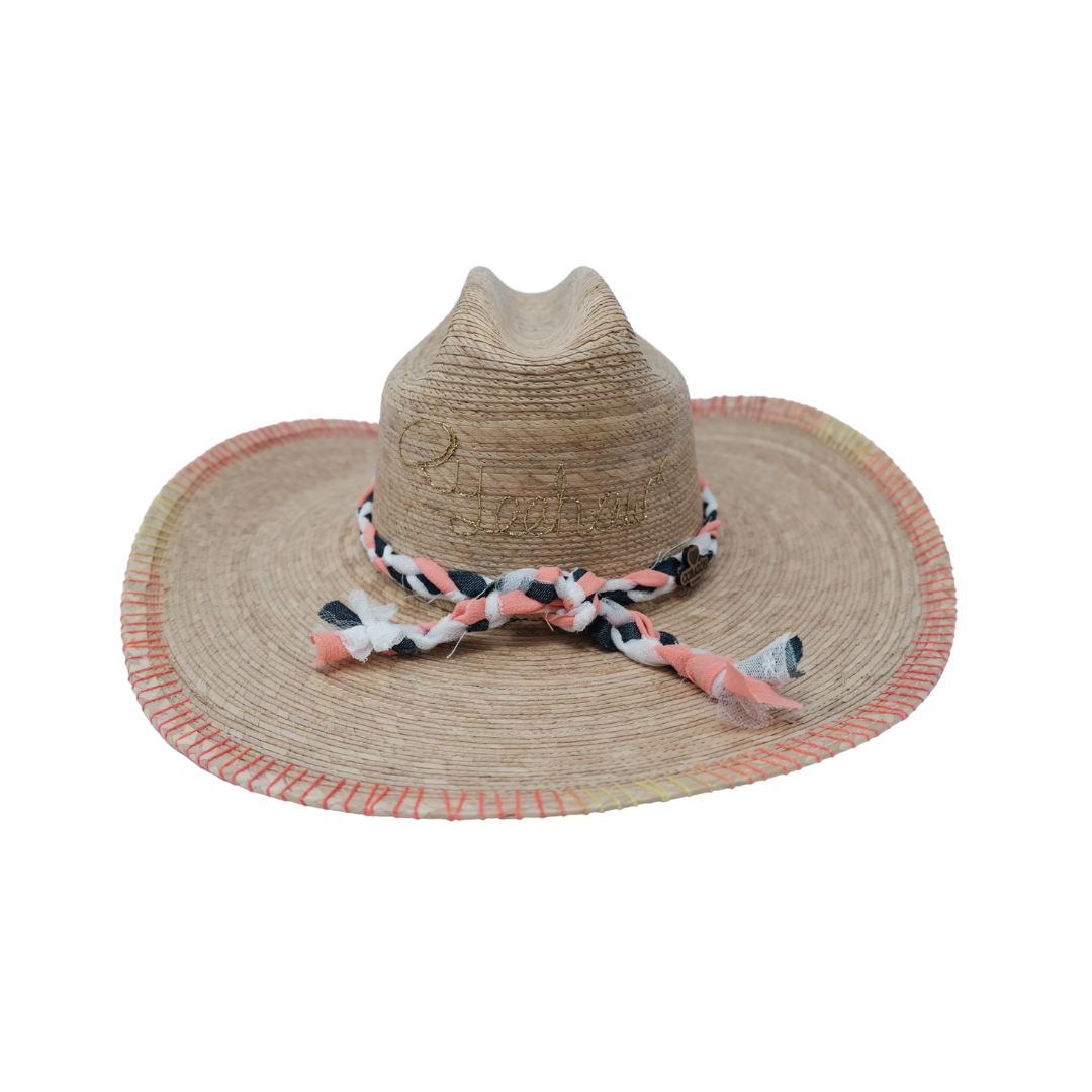 Exclusive "Yeehaw" Cowboy Straw Hat by Corazon Playero