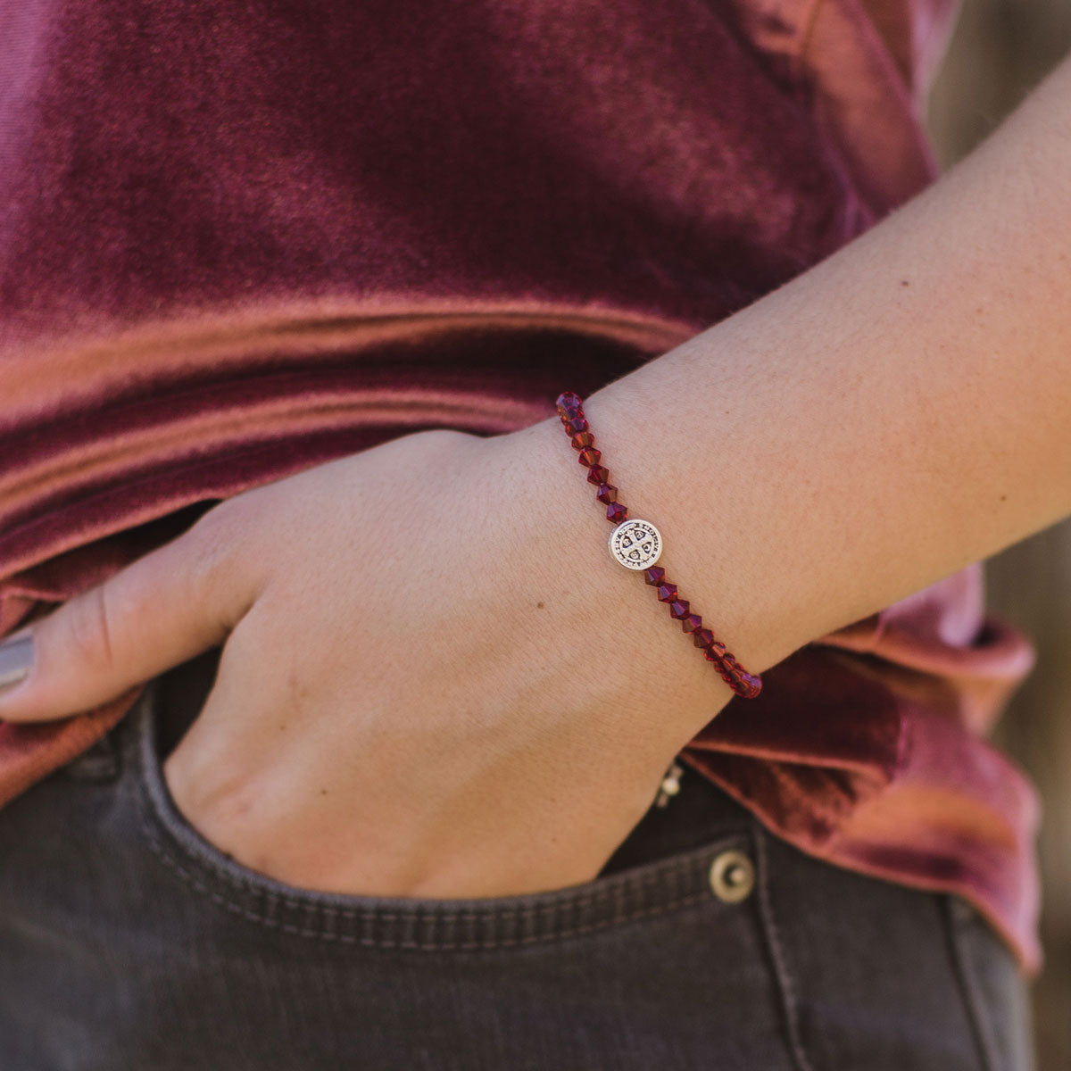 Crystal Birthday Blessing Bracelets by My Saint My Hero
