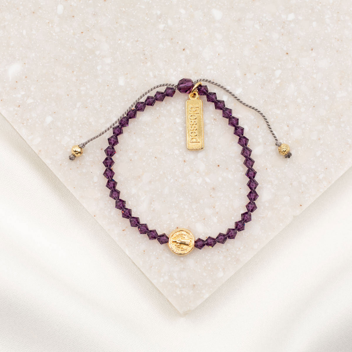 Crystal Birthday Blessing Bracelets by My Saint My Hero