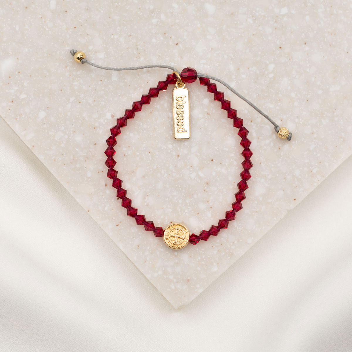 Crystal Birthday Blessing Bracelets by My Saint My Hero