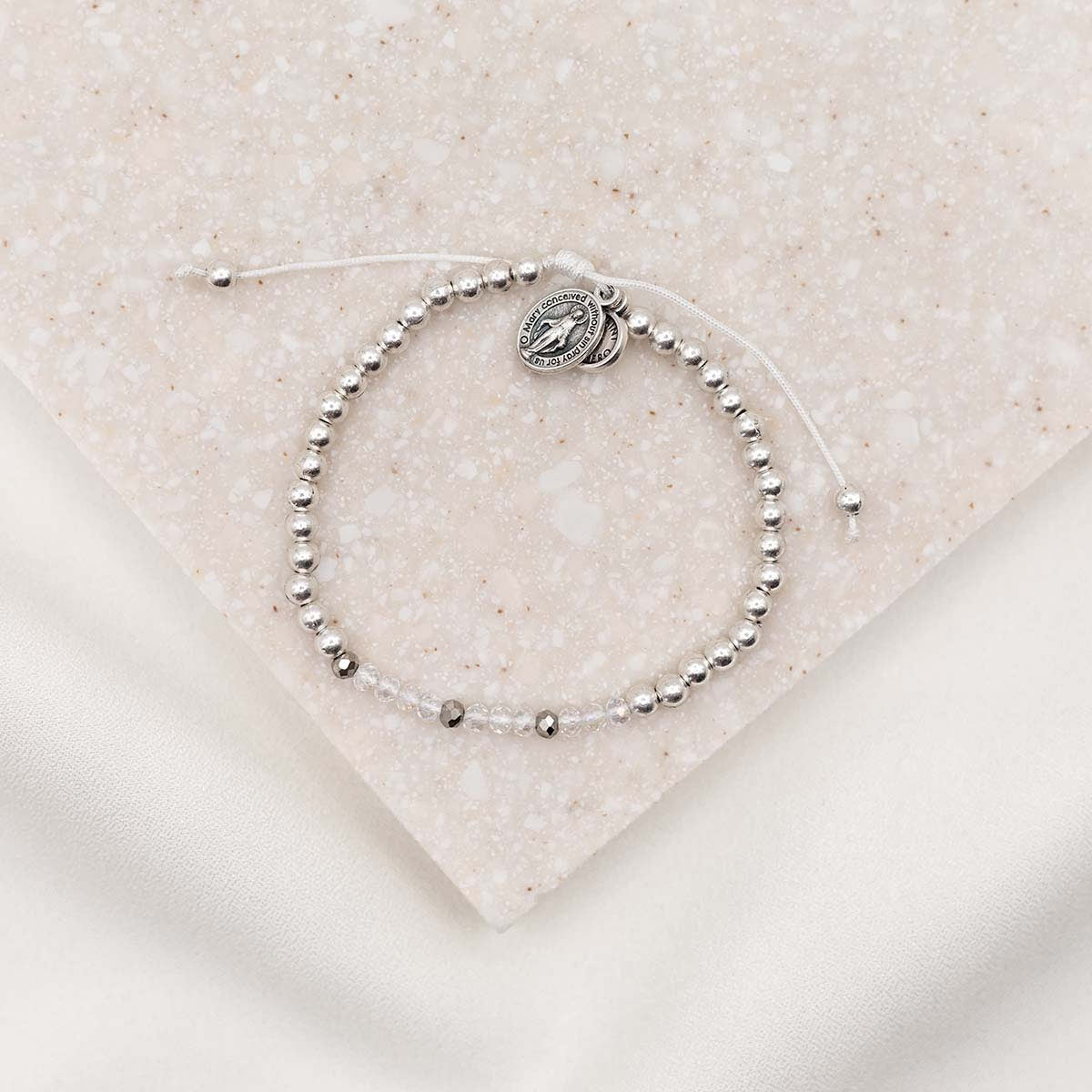 Bride Morse Code Bracelet by My Saint My Hero