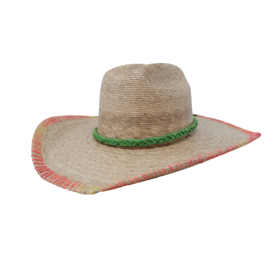 Exclusive Cactus Boots Cowboy Straw Hat by Corazon Playero