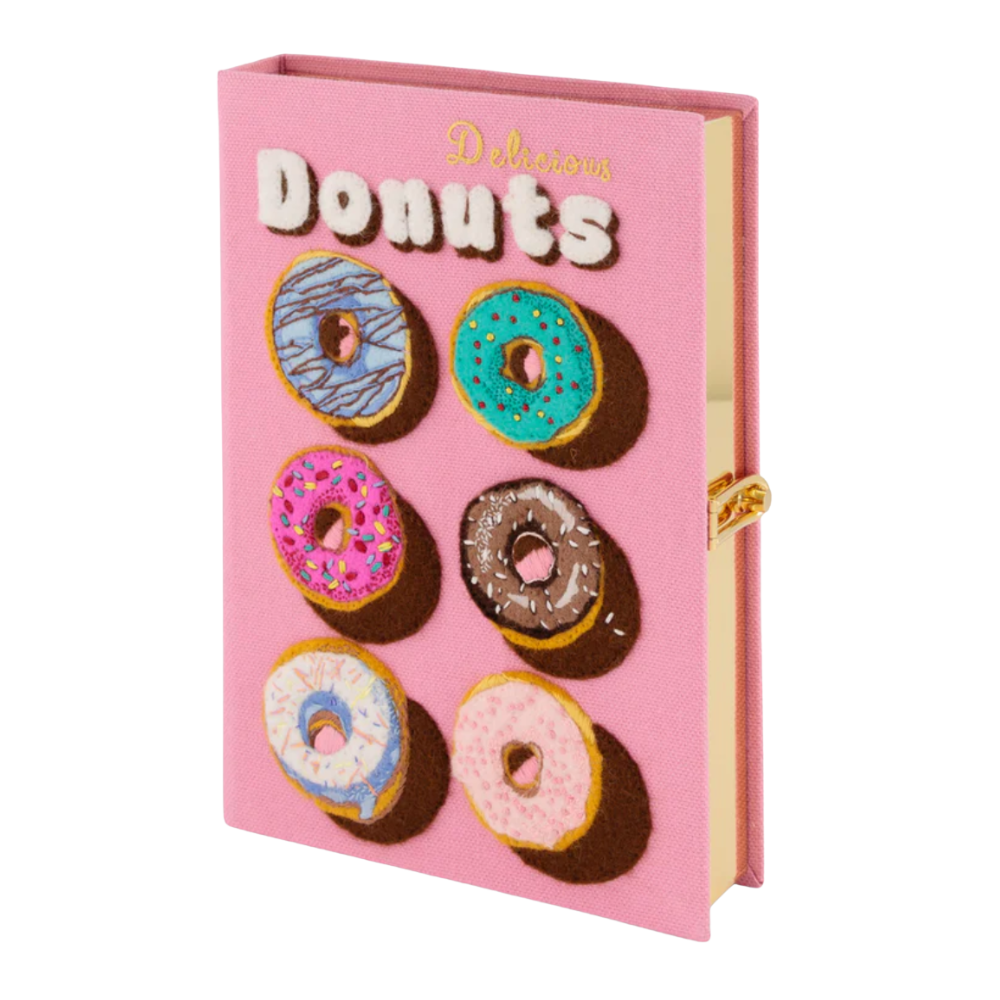 Donuts Book Clutch by Olympia Le-Tan