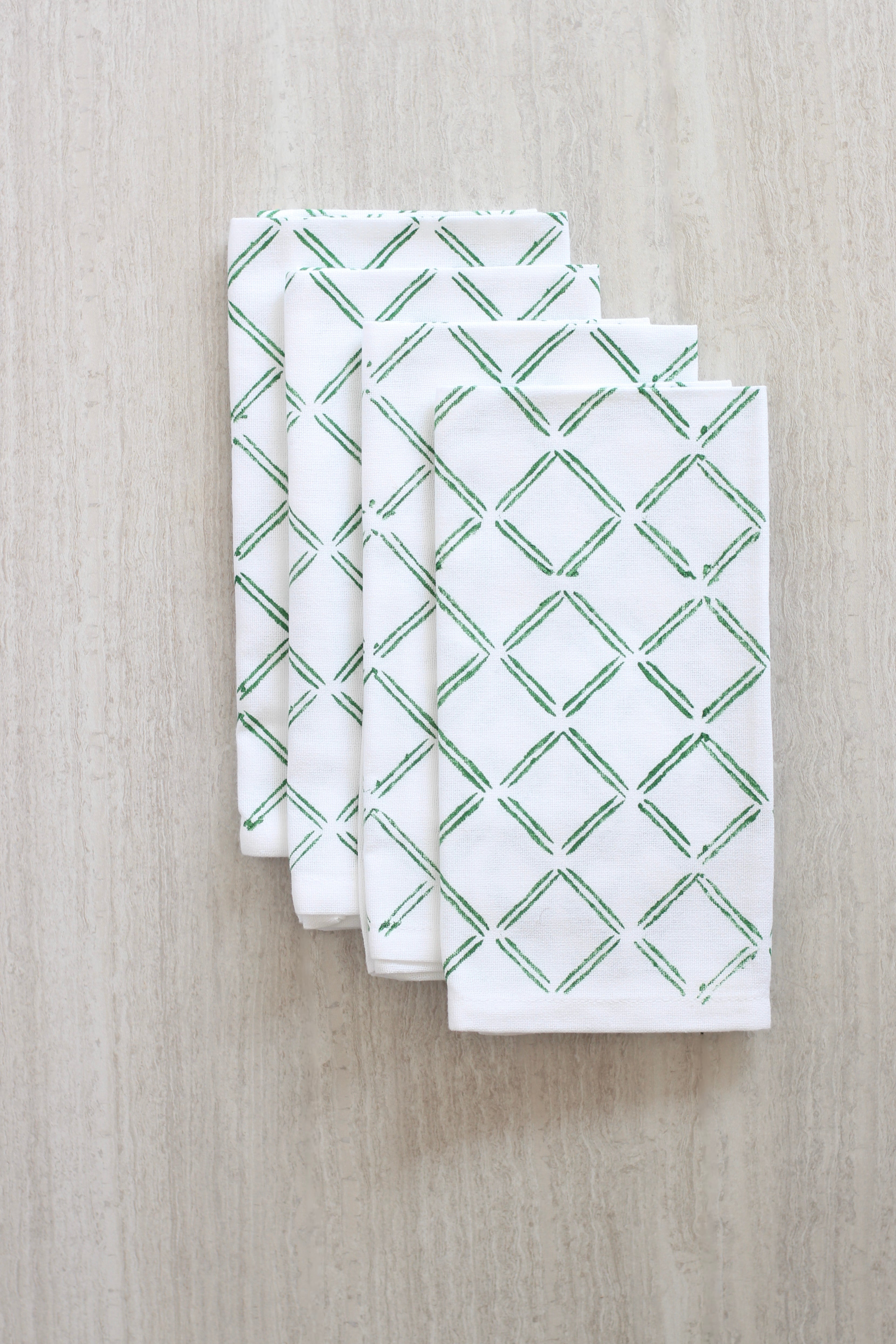 Dinner Napkins (set of 4) - Dash, Evergreen by Mended