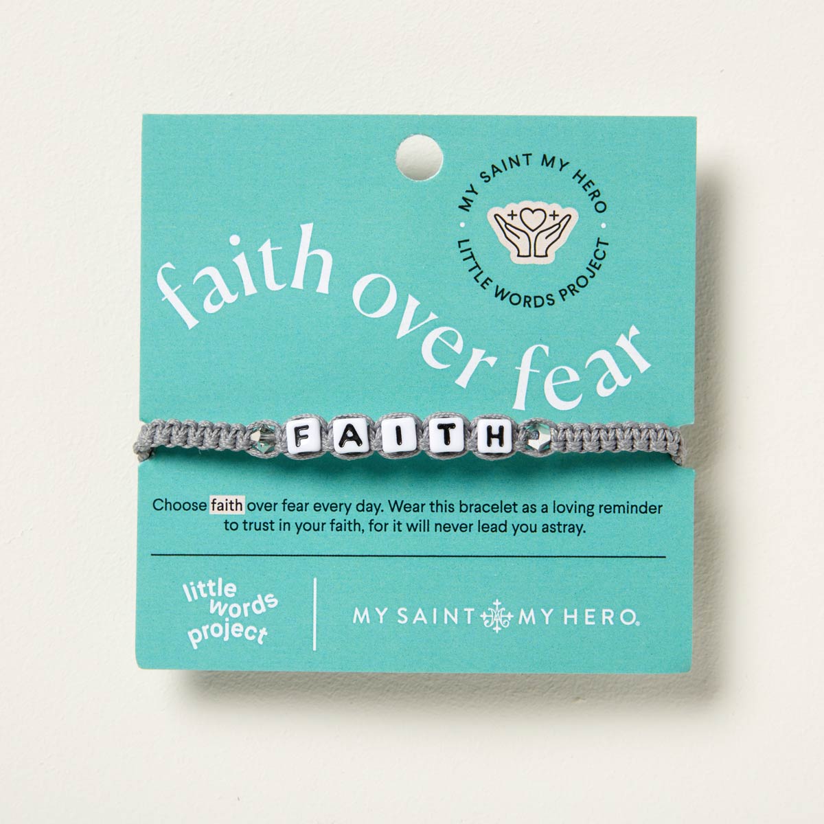 Little Words Project Faith Bracelet by My Saint My Hero