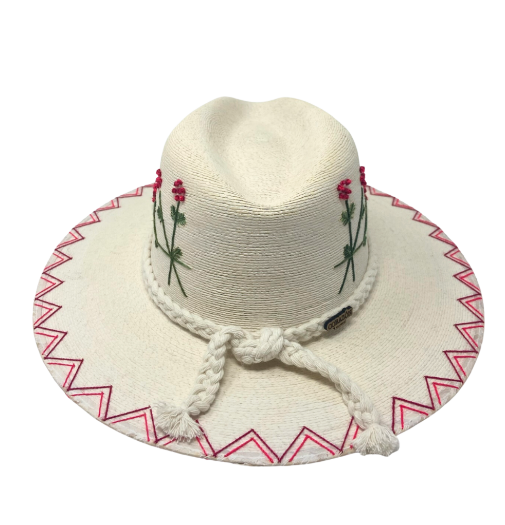 Red Bonnet Hat by Corazon Playero