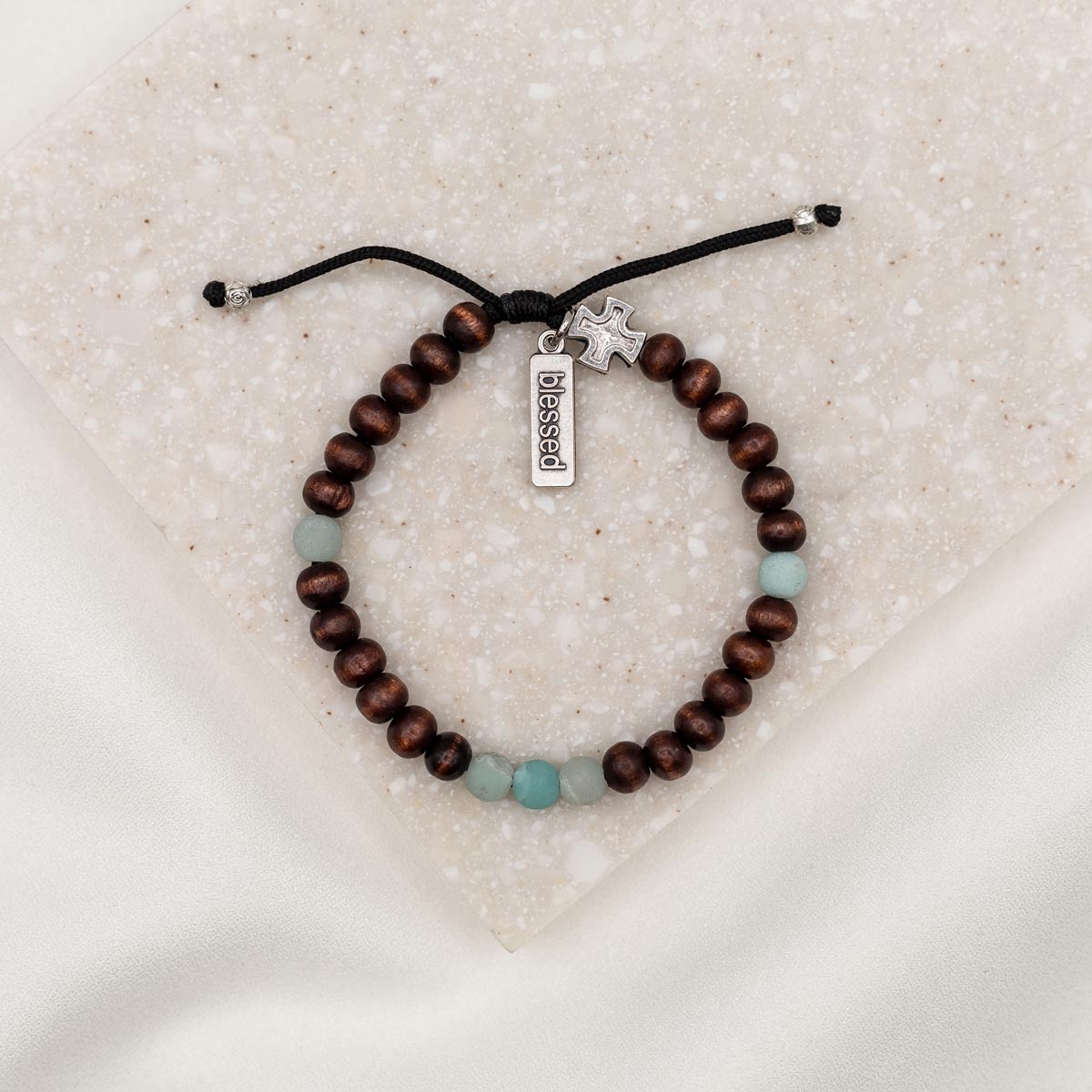 Family Virtues Bracelet for Him by My Saint My Hero