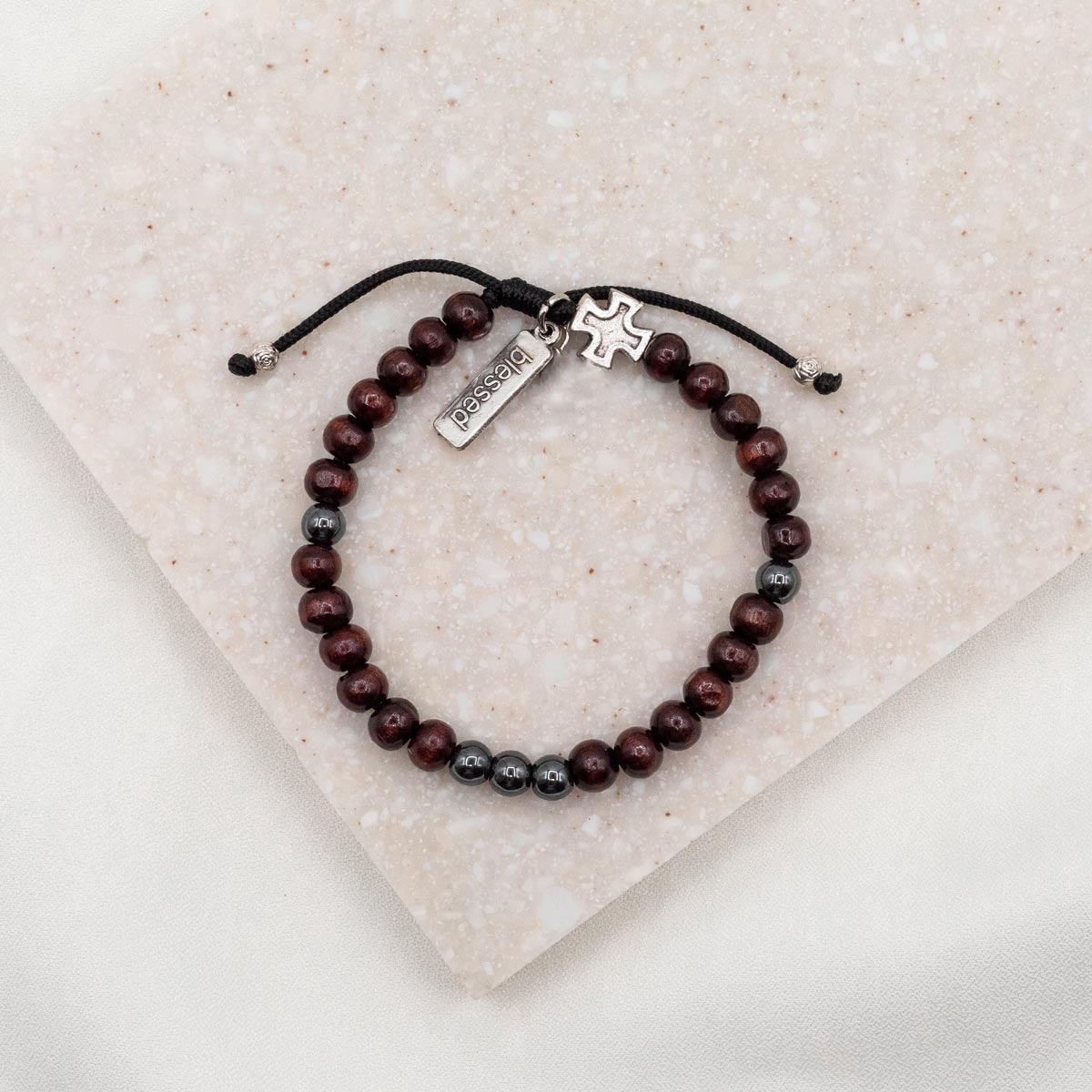 Family Virtues Bracelet for Him by My Saint My Hero