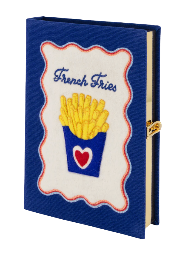 French Fries Book Clutch by Olympia Le Tan