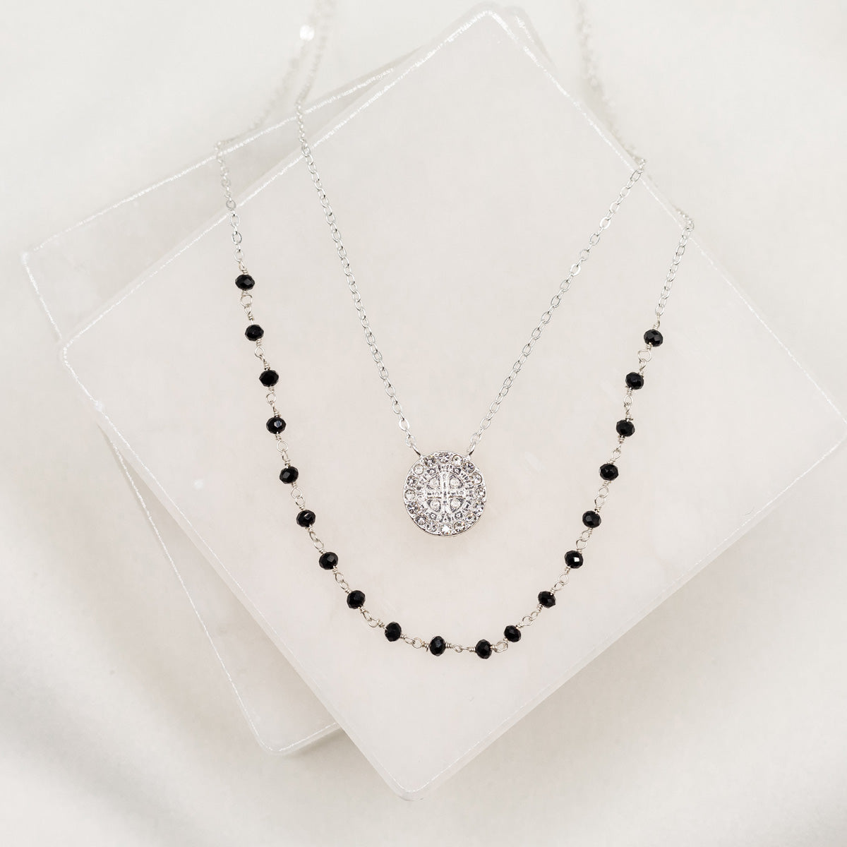 Blessings and Grace Necklace by My Saint My Hero