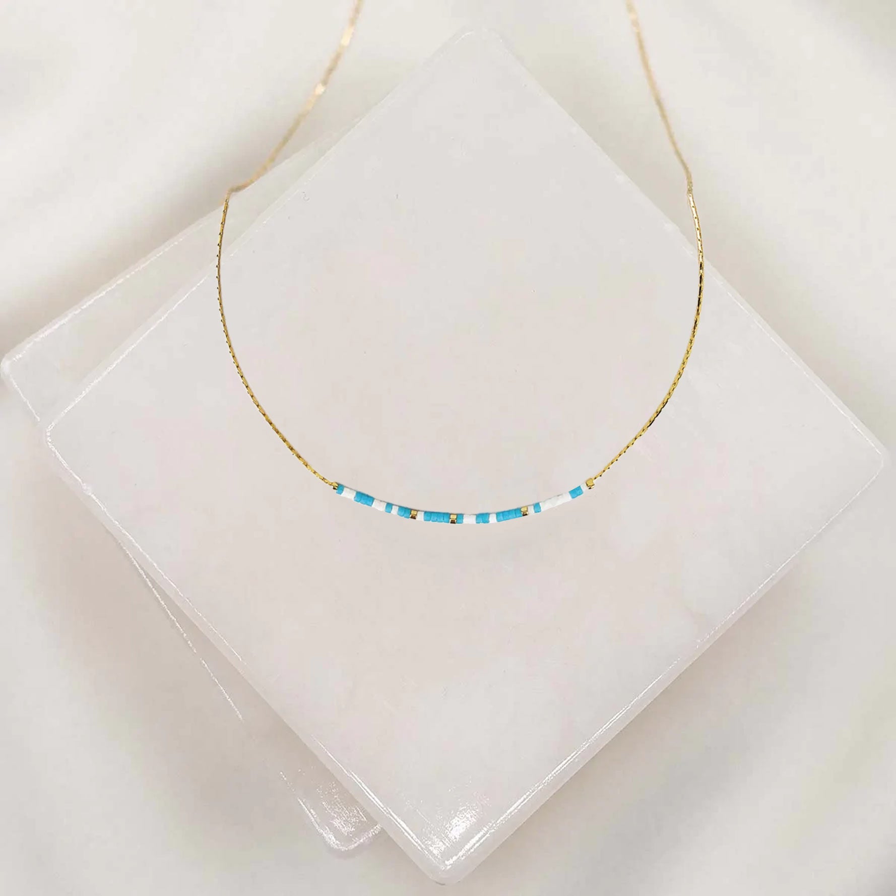 Peace Be With You Morse Code Necklace by My Saint My Hero
