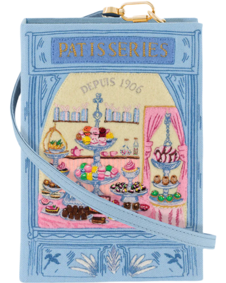 Patisseries Strapped Book Clutch by Olympia Le-Tan
