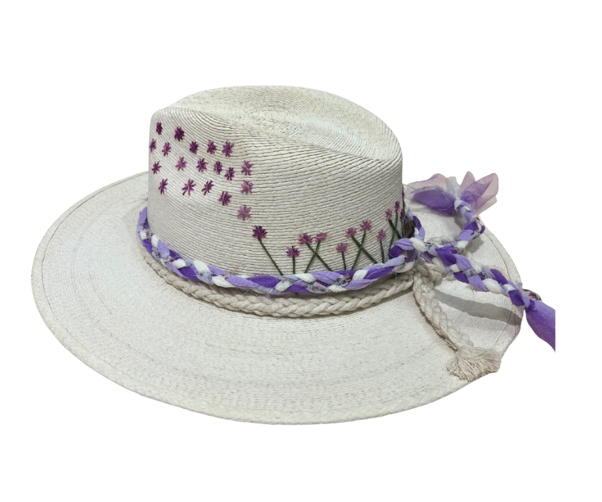 Exclusive Purple Stella Hat by Corazon Playero