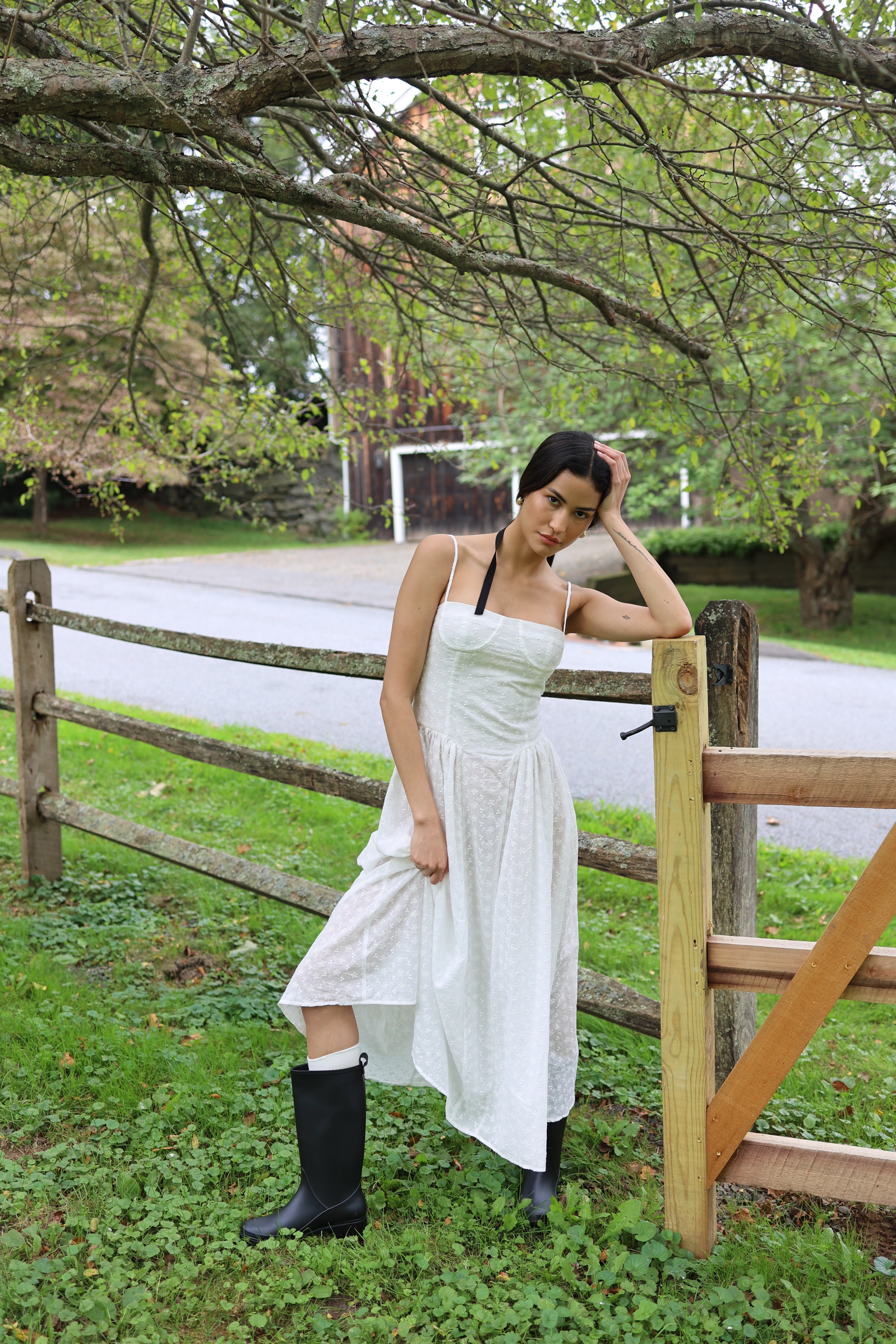 Lou Lou Dress White Eyelet by Sister