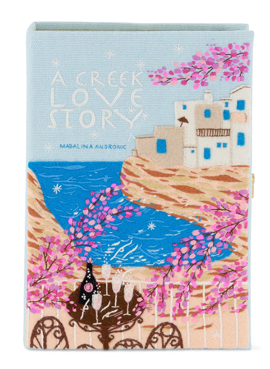 A Greek Love Story Book Clutch by Olympia Le Tan
