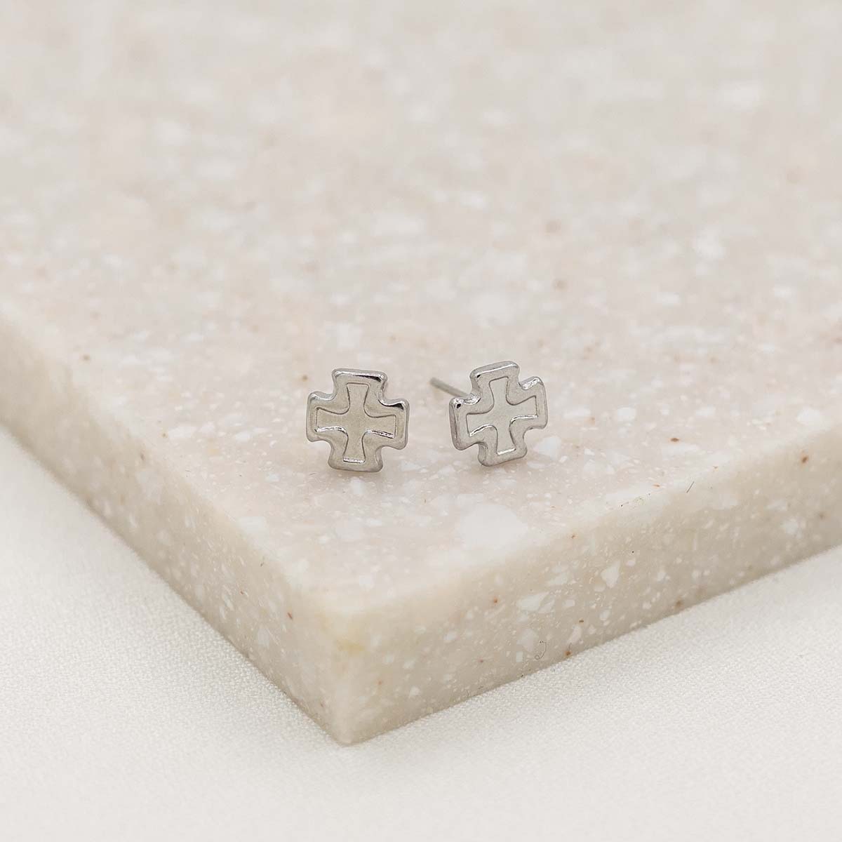 Faith Stud Earrings by My Saint My Hero