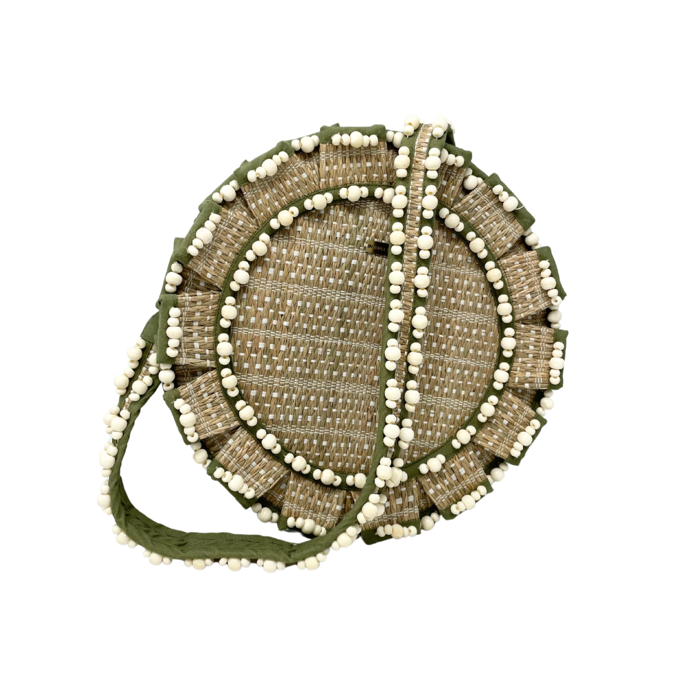 Natalie Simkins Exclusive Braided Pistachio | Mini Love Note Tote by Lorna Murray