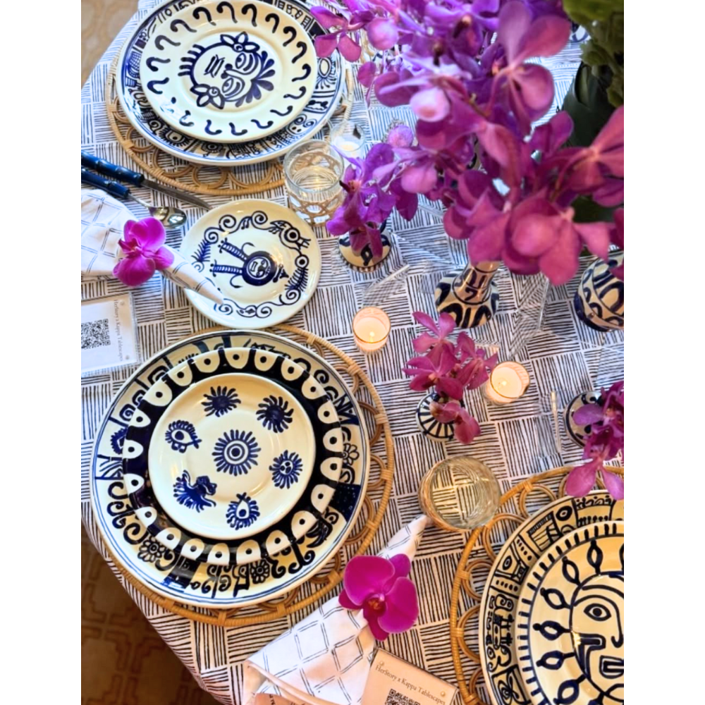 Echoes of the Ancients Salad Plate - Set of 4 by Agave (HerStory Exclusive)
