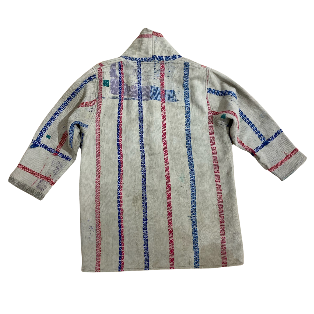 The Multi-Color Cream Olivia Jacket by Blue Door London