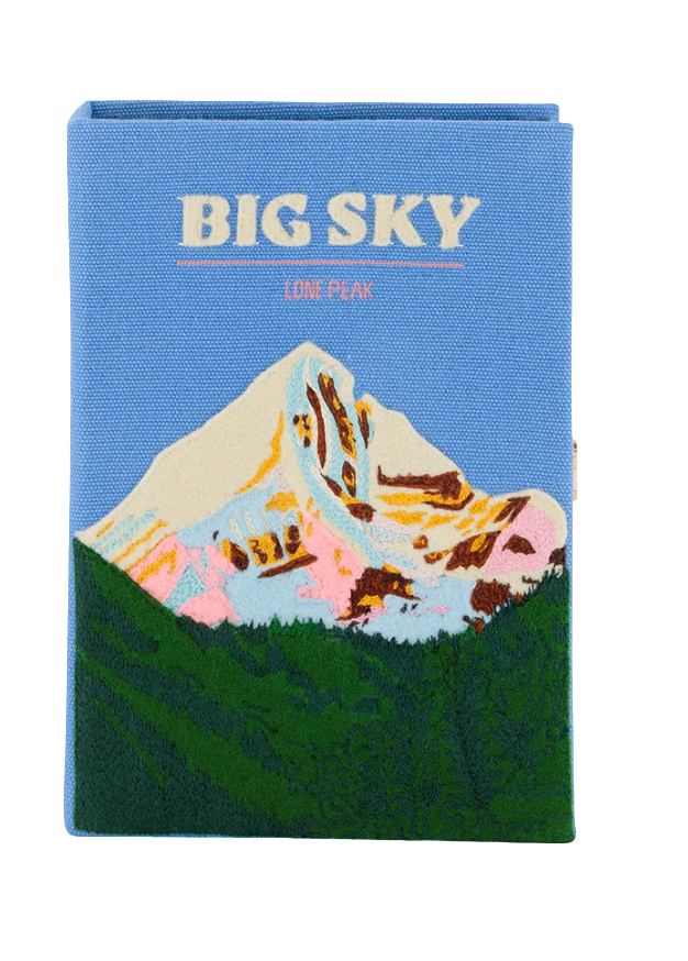 Big Sky Book Strapped Clutch by Olympia Le Tan