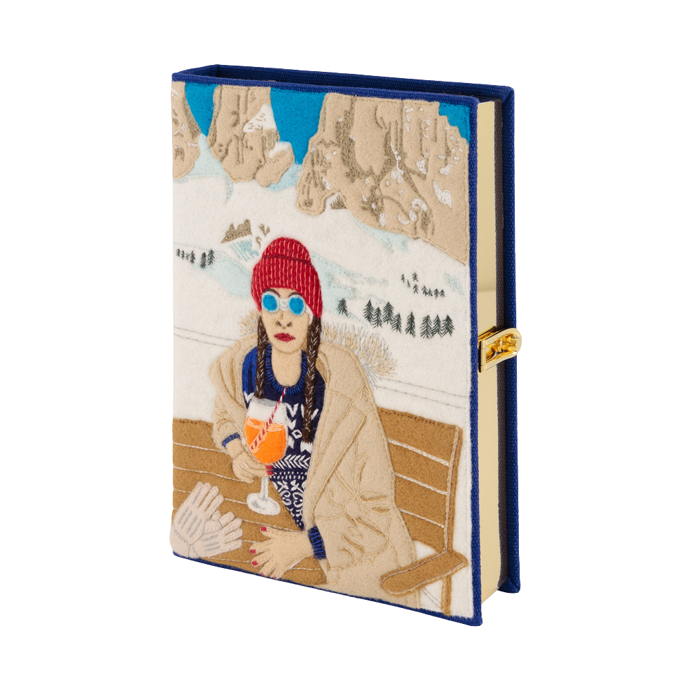 Cocktail at Altitude Book Clutch by Olympia Le Tan