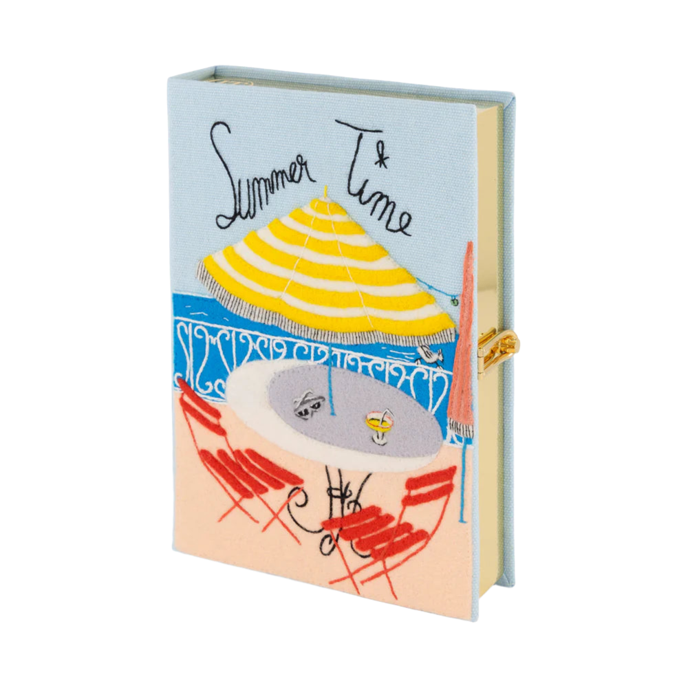 Summer Time Book Clutch by Olympia Le-Tan