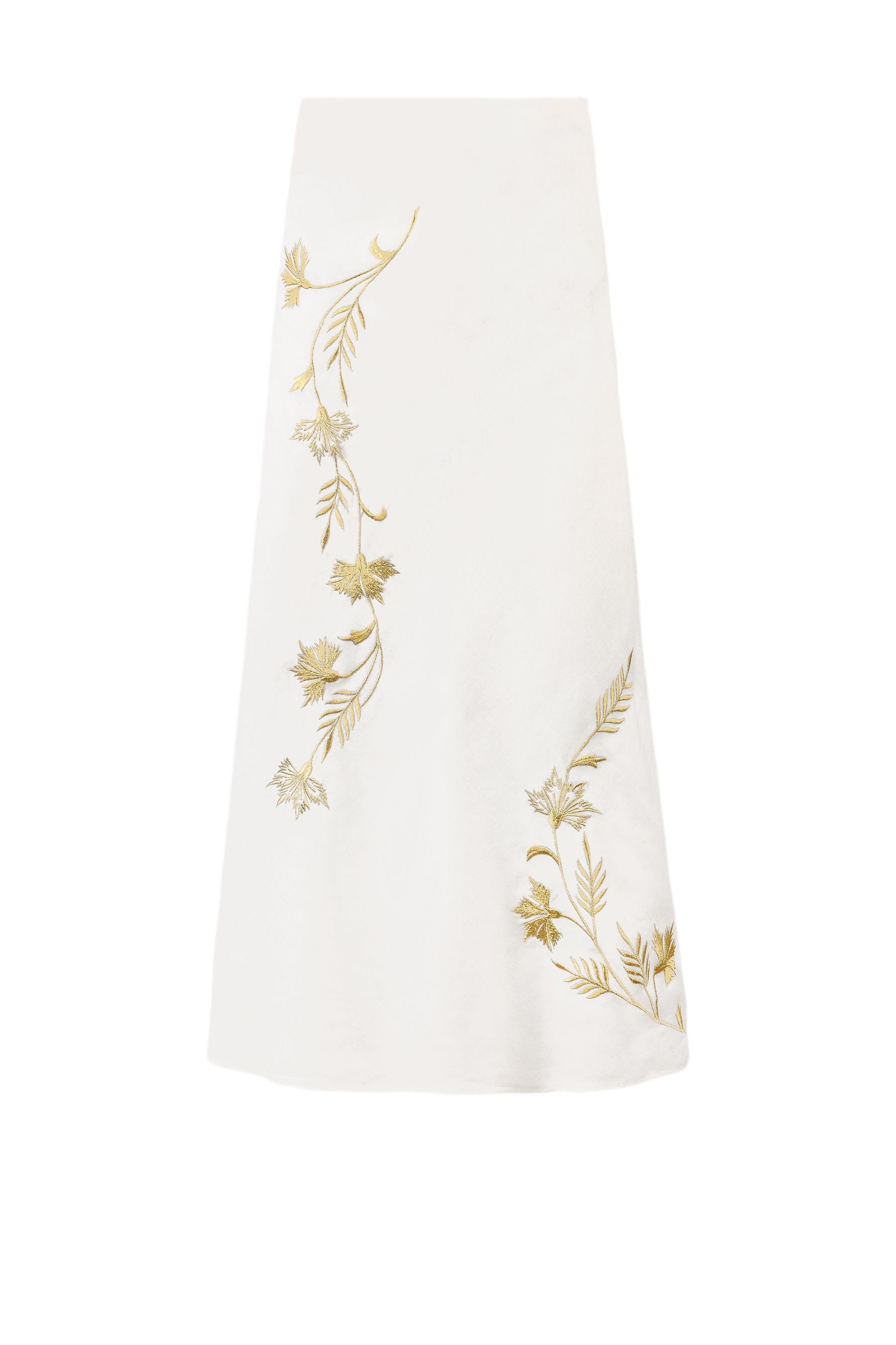 Lily Skirt - Ivory & Gold by Rosewater House