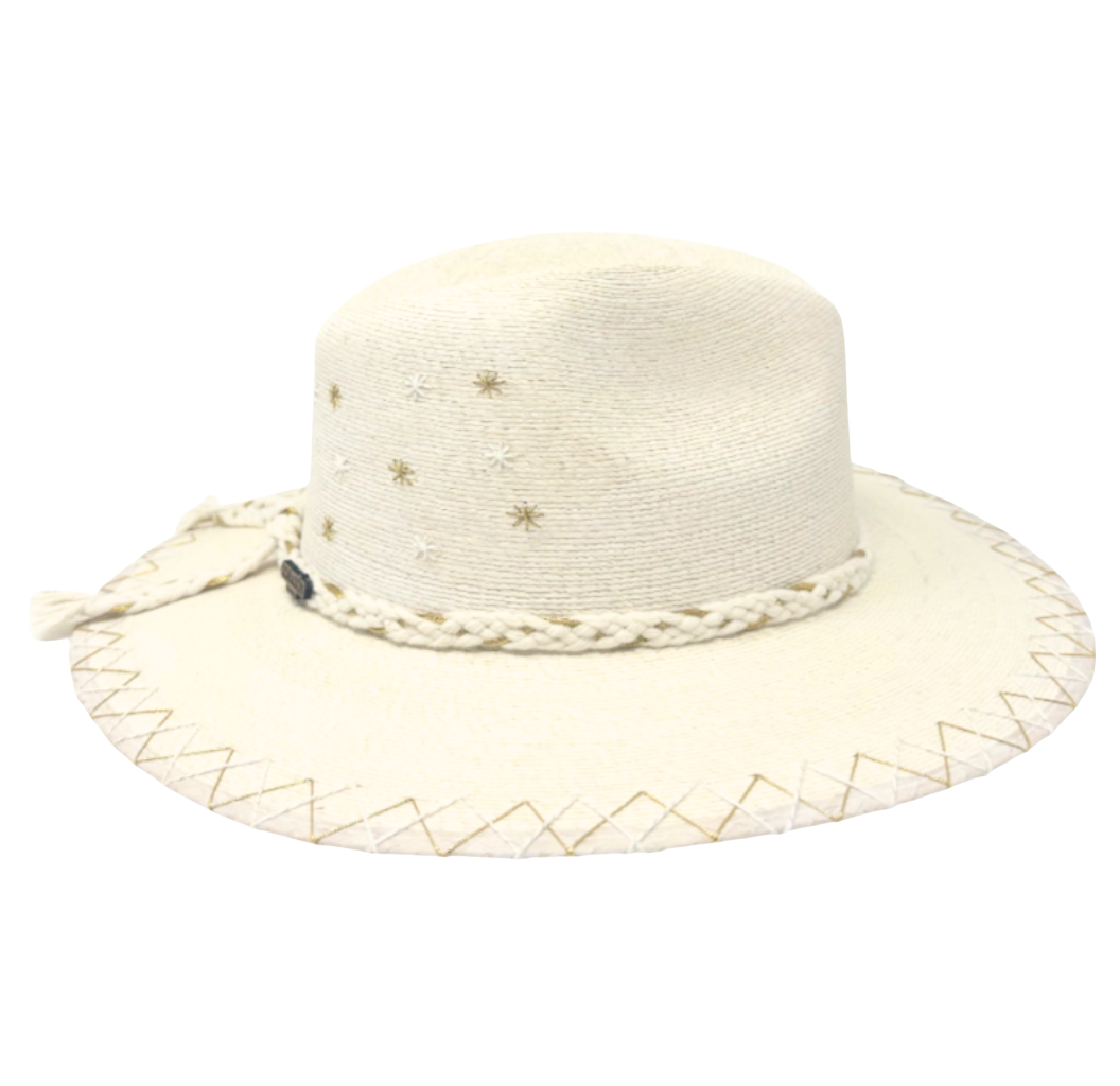 Exclusive Gold Star Palm Hat by Corazon Playero