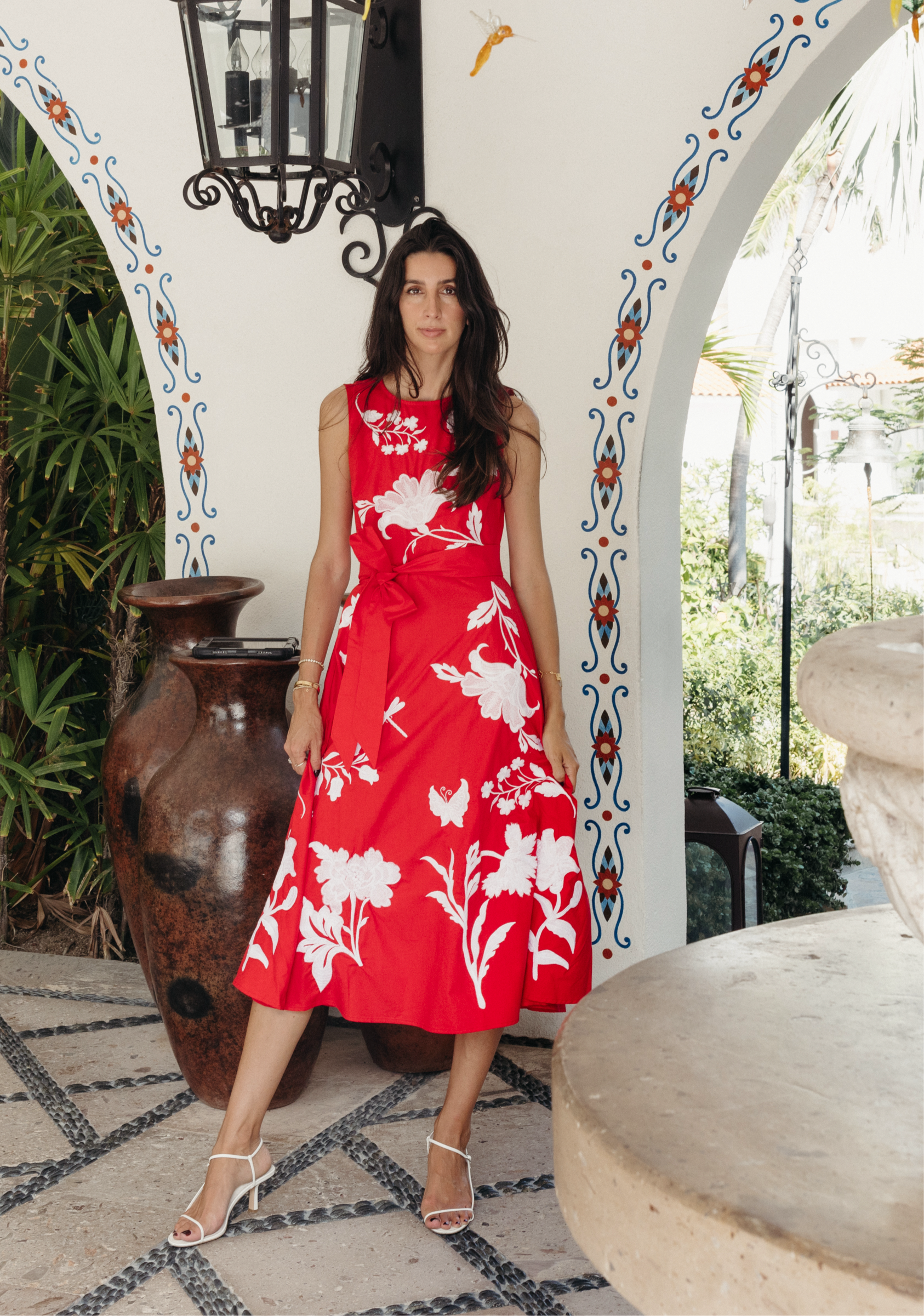 fanm mon gloriosa floral embroidered dress Fanm Mon