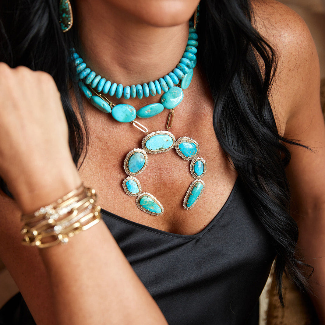 14k Yellow Gold Squash Blossom by S. Carter Designs