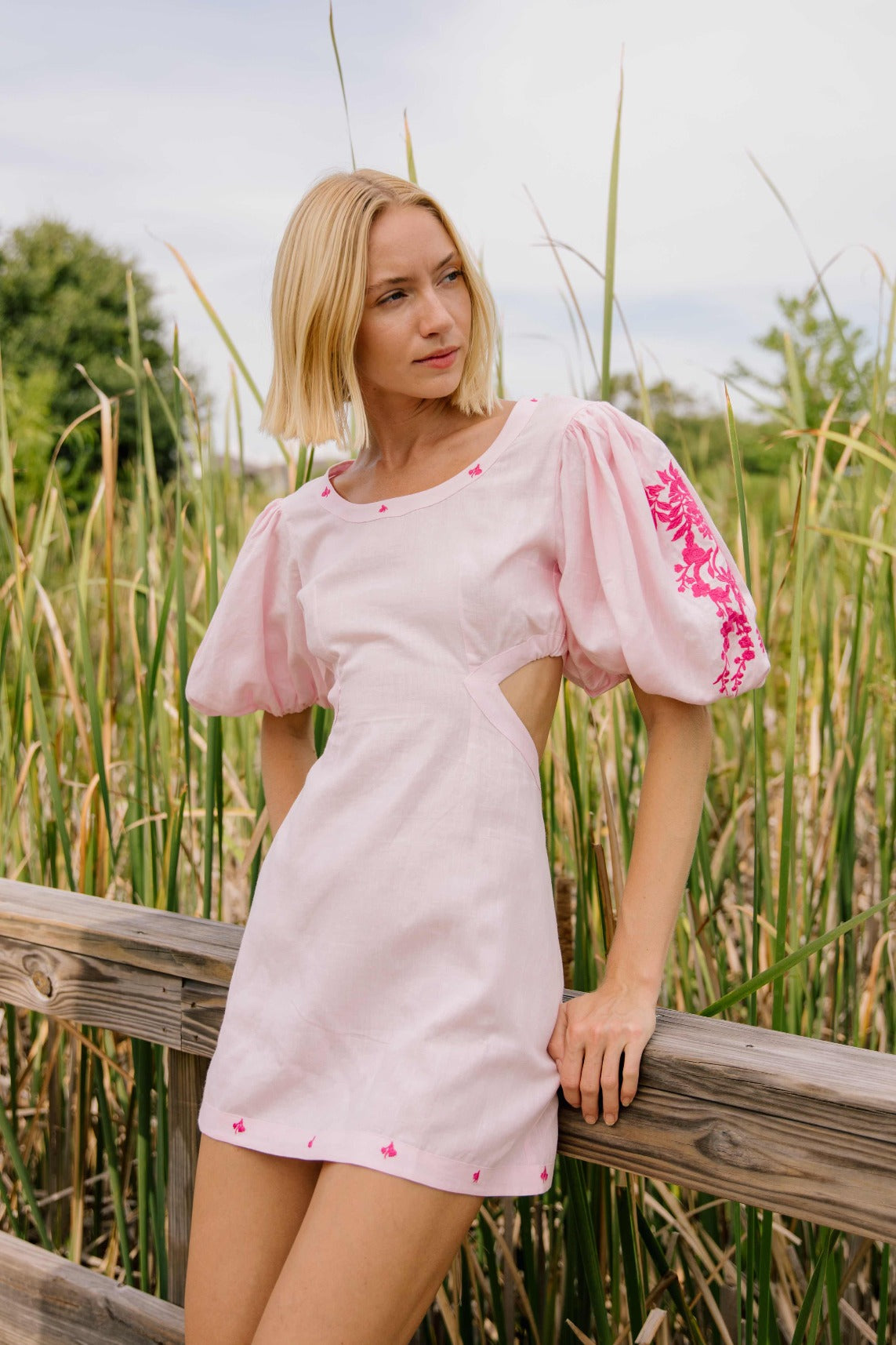 fanm mon pink dress FANM MON