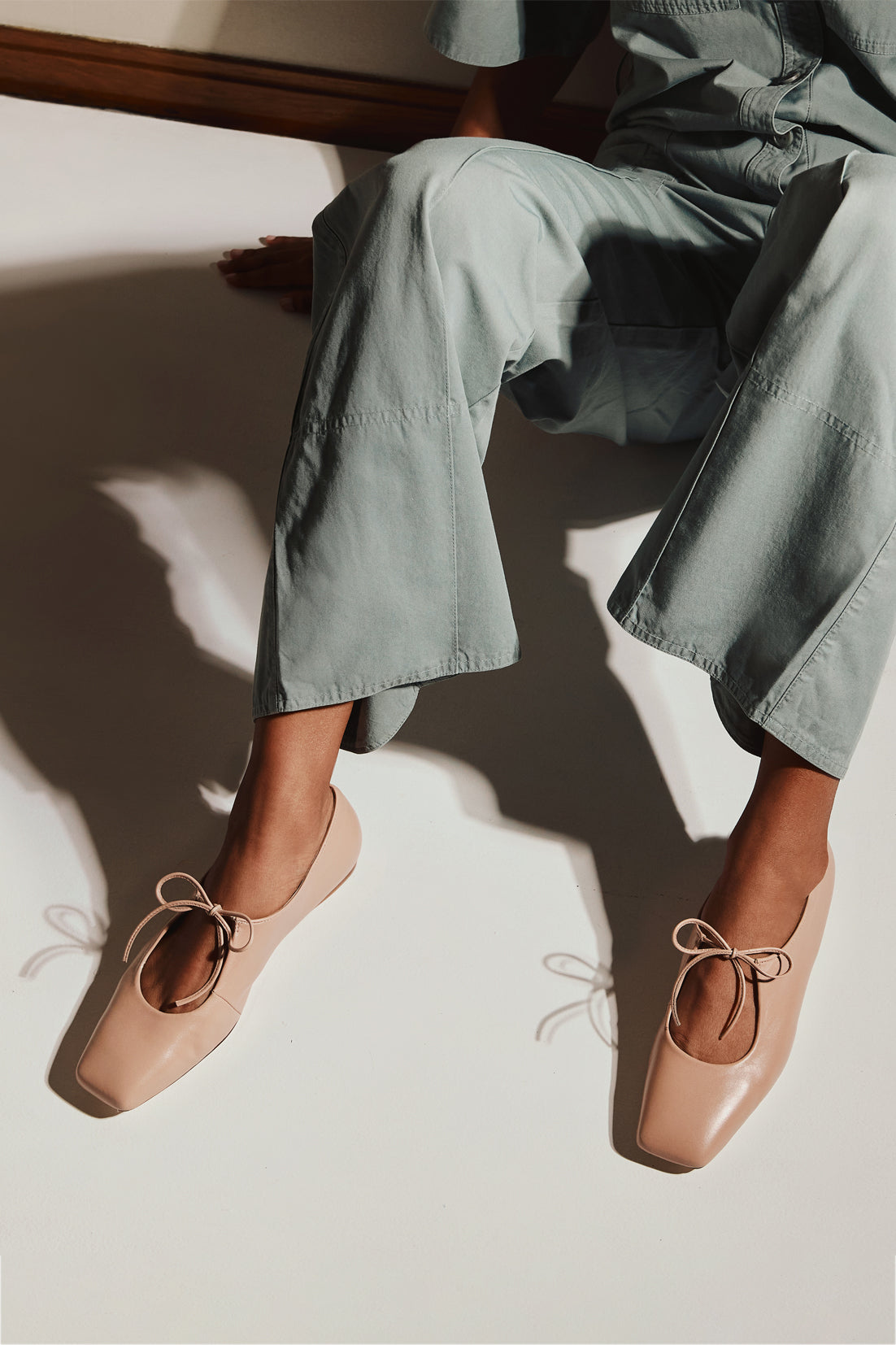 Amelia Blush Leather by Andrea Gomez