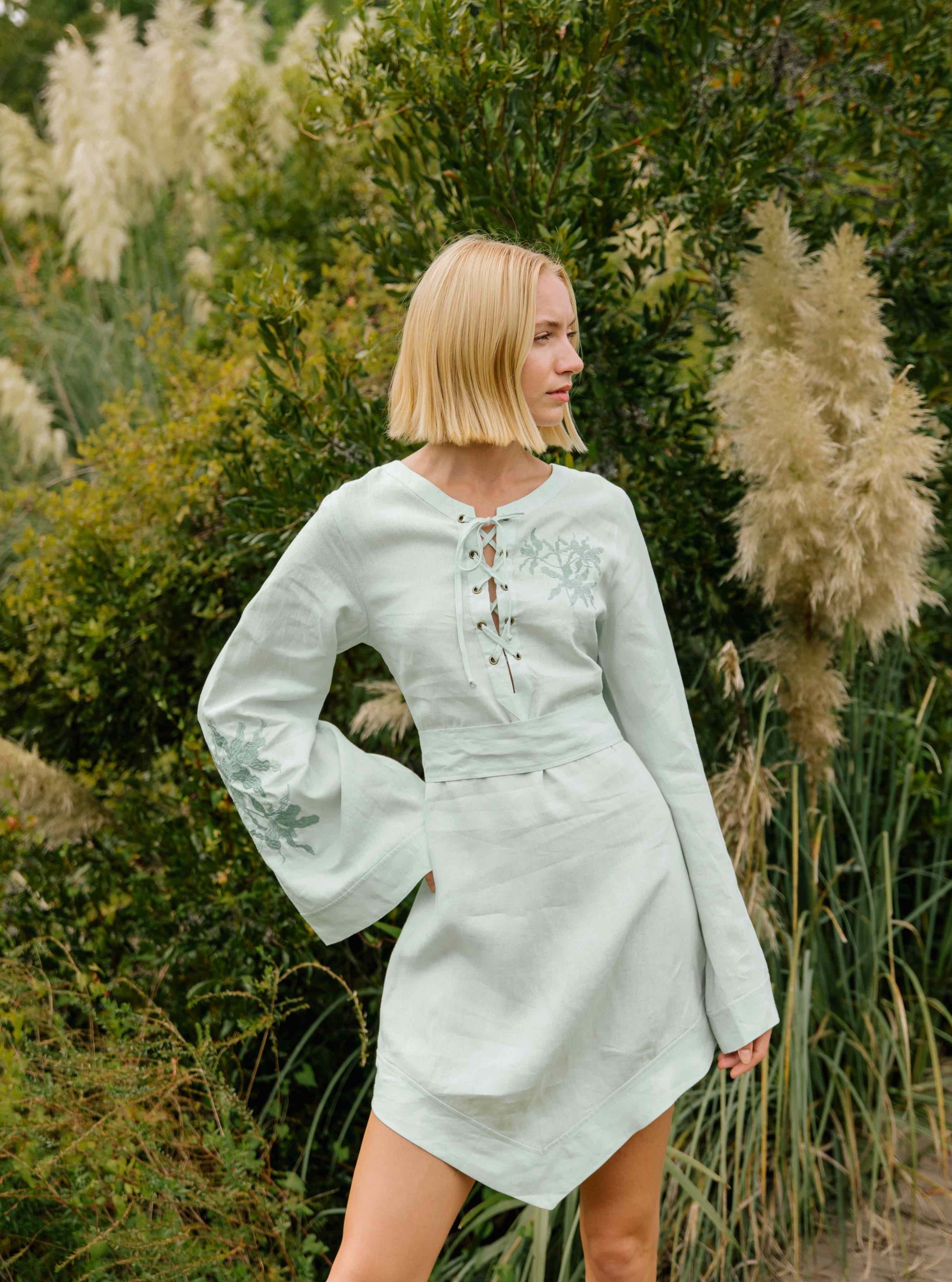 BOZE DRESS Marassa Collection by Fanm Mon L / White BOZE DRESS Marassa Collection by Fanm Mon L / White