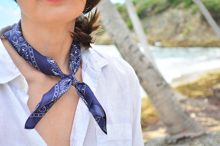 The Badlands- Navy Scarf by Squar'd Away