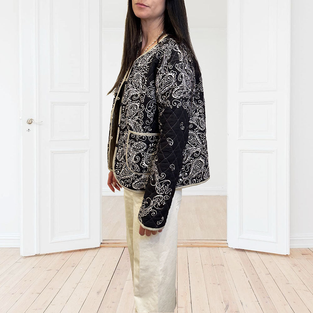 The Quilted Jacket - Black by Squar'd Away