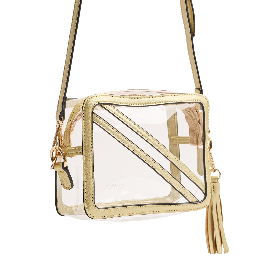 The Cline in Gold by Clearly Handbags