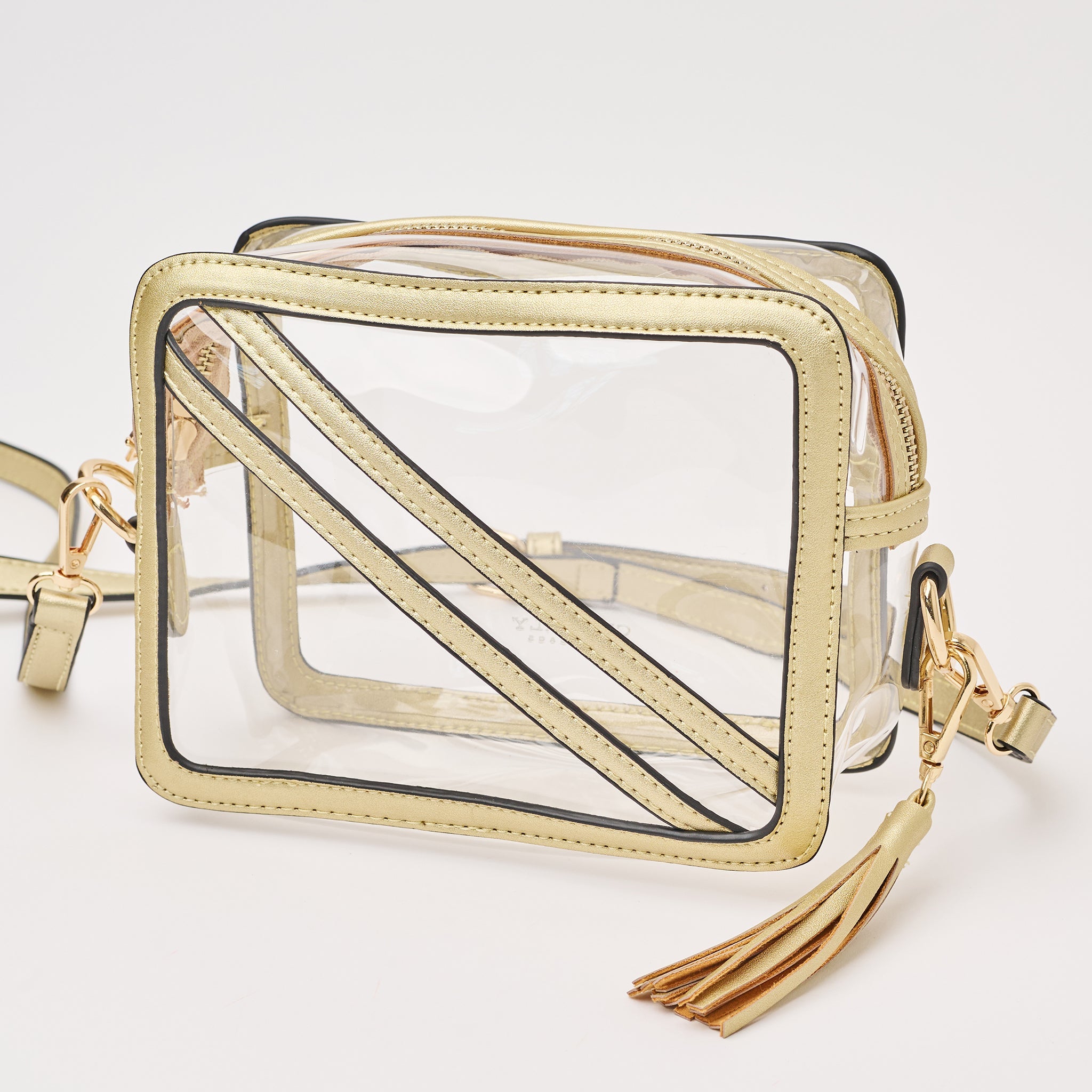 The Cline in Gold by Clearly Handbags