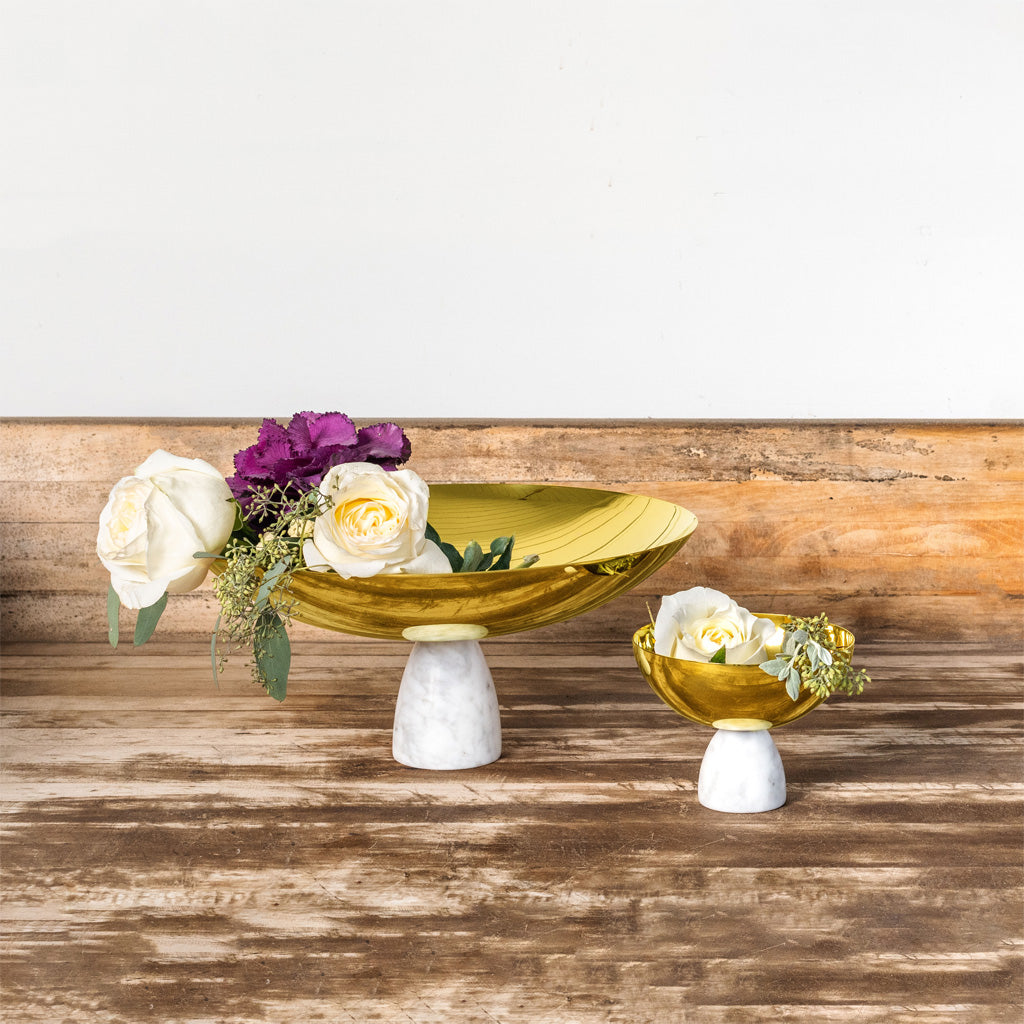 Coluna Bowl Set, Gold, Set of 2 by ANNA New York