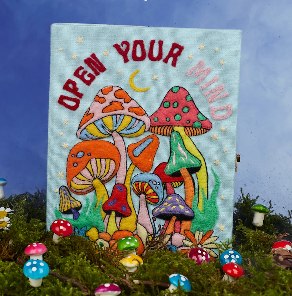 Open Your Mind Book Clutch by Olympia Le-Tan