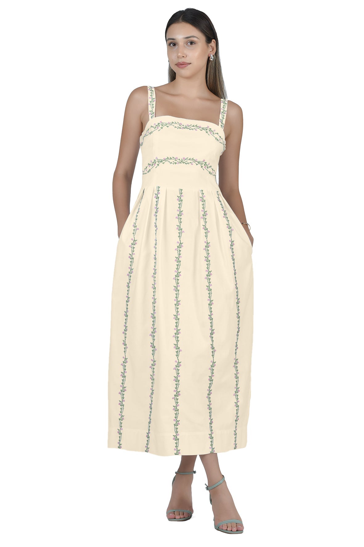 CATHERINE MIDI DRESS by Fanm Mon