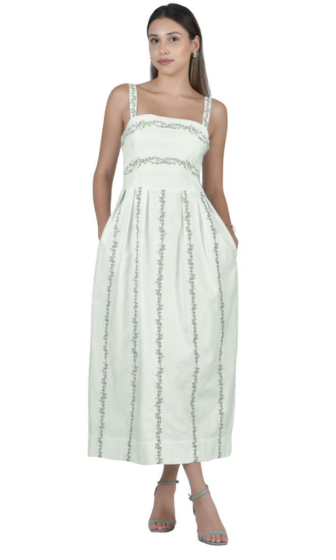 CATHERINE MIDI DRESS by Fanm Mon
