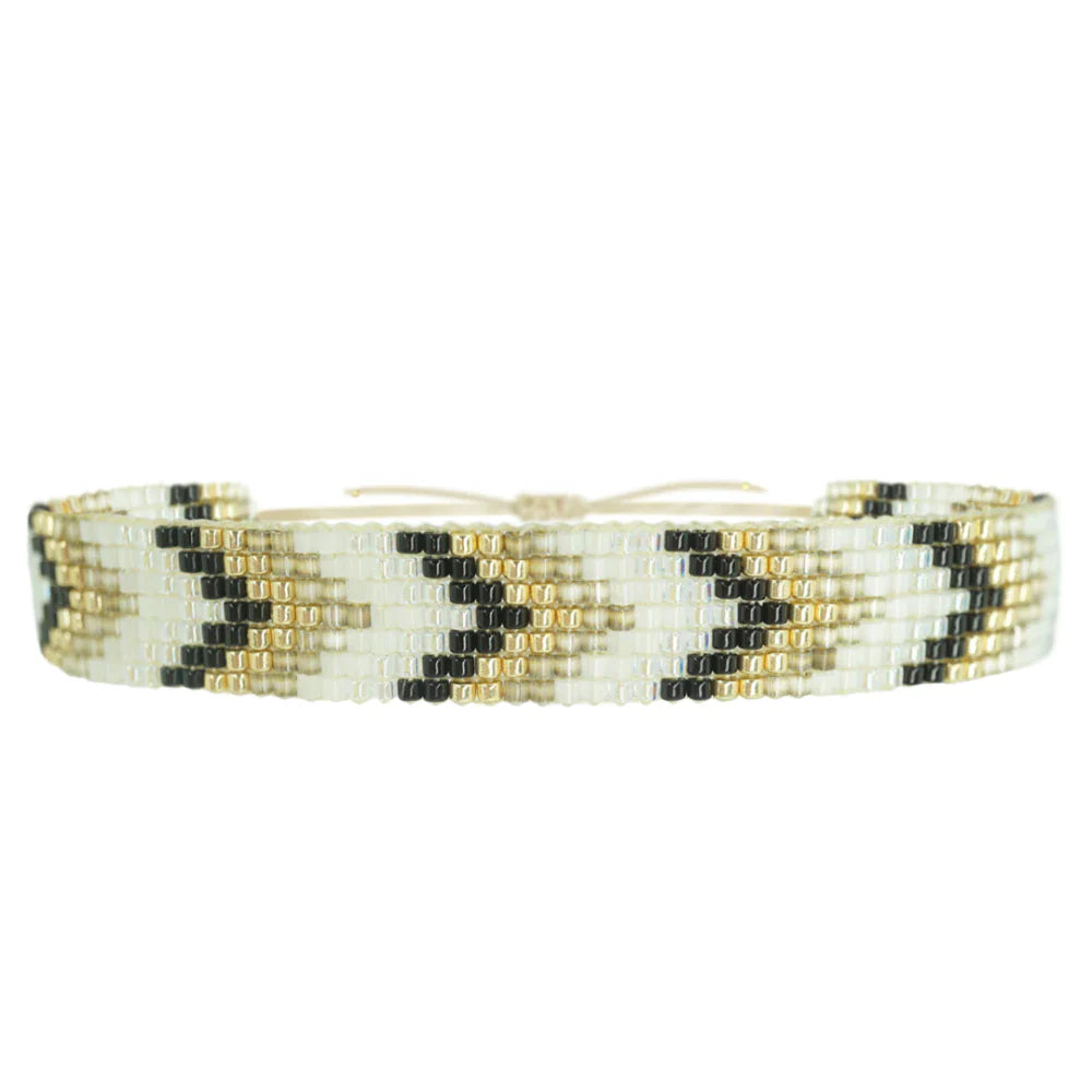 Bracelet - AB8 Chevron Miyuki by Zafiro Jewellers