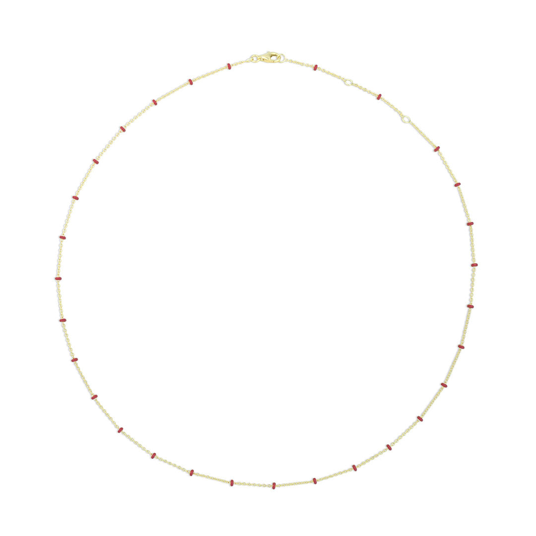 Coastal Enamel Necklace - Clementine by George Francis